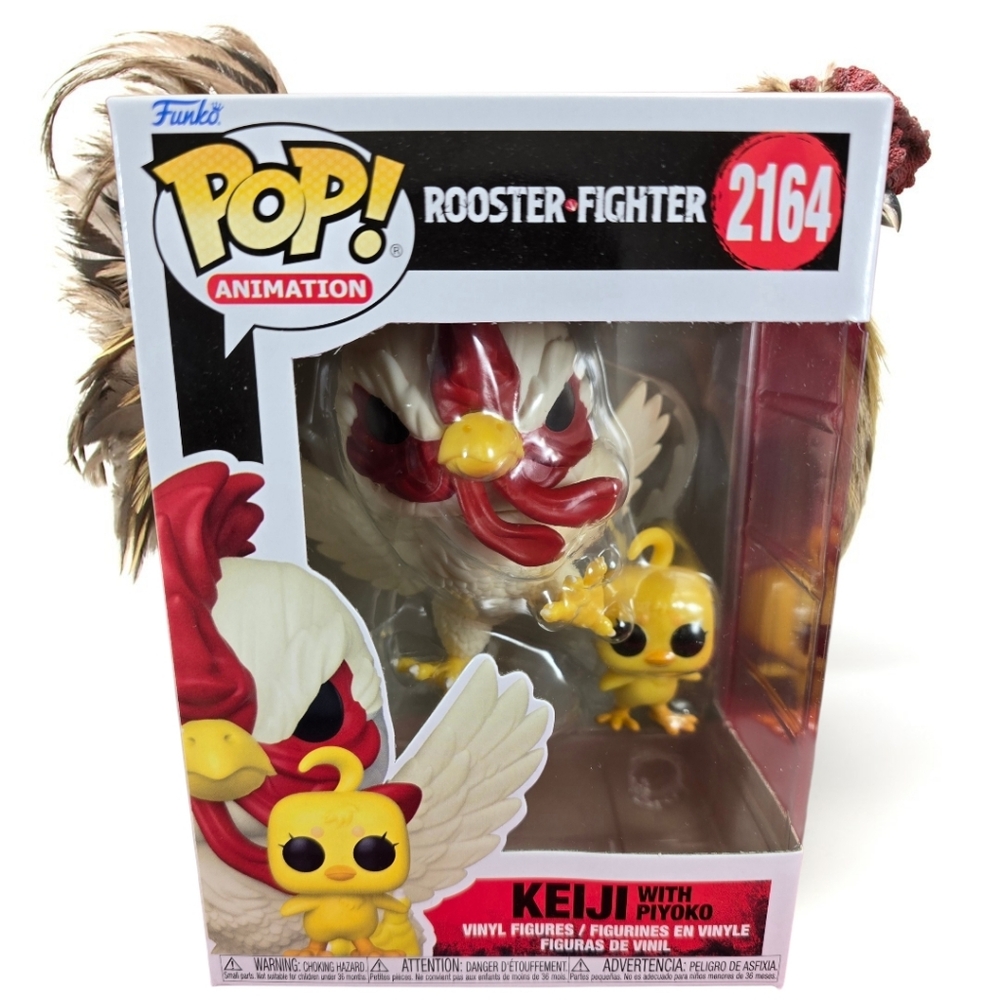 Keiji with Piyoko Funko #2164 (Nib) With Pop Protector